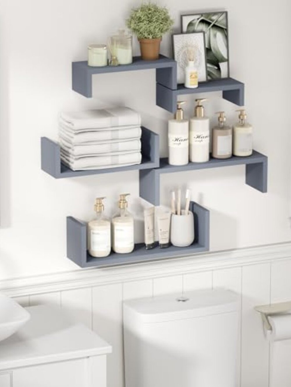 New Floating Shelves for Wall, Wall Shelves for Bathroom, Bedroom, Living Room